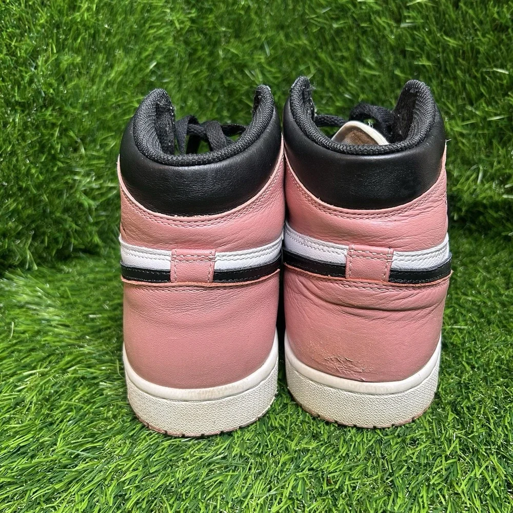 Nike Air Jordan 1 Retro High OG Rust Pink Black White 861428-101 Mens‎ 8.5